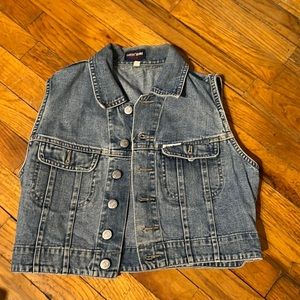 Denim blue Guess Jeans women’s vest size M